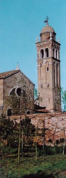 campanile di santa caterina di Mazzorbo, isola di Mazzorbo, laguna veneta Venezia